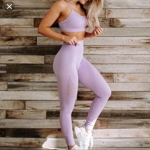 Gymshark Energy Seamless Legging in Lilac